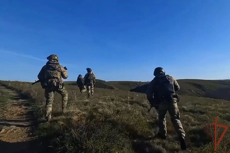 Сотрудники и военнослужащие Росгвардии принимают участие в розыске особо опасного преступника в Оренбургской области (видео)