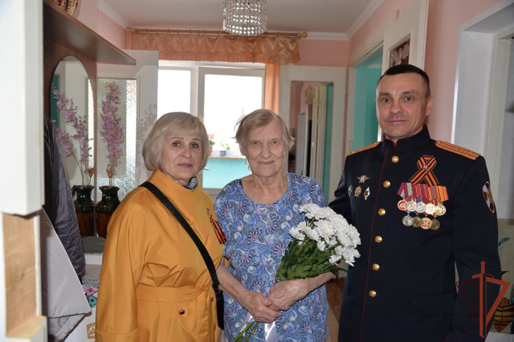 Росгвардейцы организовали праздничные и патриотические мероприятия в честь 81-й годовщины Великой Победы