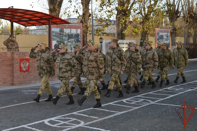 В Уральском округе Росгвардии чествовали военнослужащих, увольняемых в запас