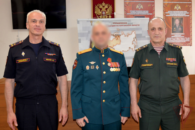 В Кургане росгвардейцы, выполнявшие задачи СВО, удостоены государственных наград