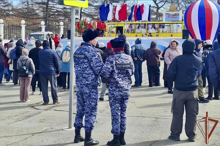 На Дальнем Востоке Росгвардия обеспечила безопасность при праздновании Дня Весны и Труда