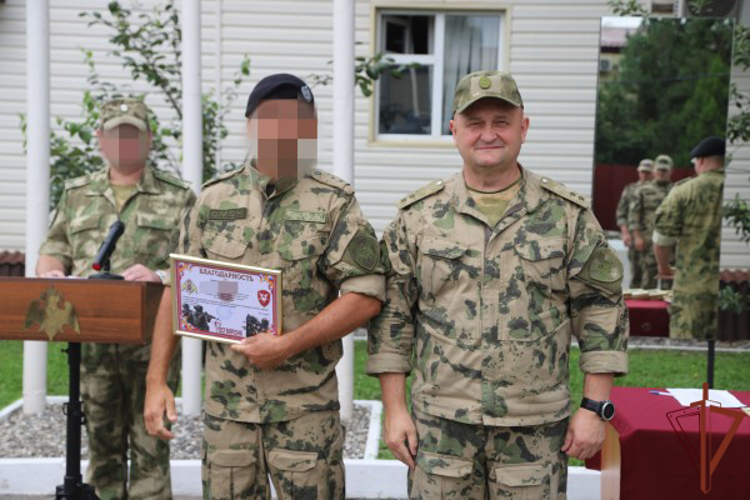 В ОГВ(с) завершилась служебная командировка сотрудников ОМОН Росгвардии
