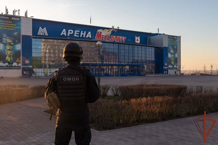 Росгвардия обеспечила безопасность на матче КХЛ в Магнитогорске
