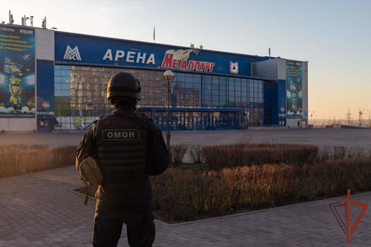 Росгвардия обеспечила антитеррористическую защищенность на матче регулярного чемпионата Континентальной хоккейной лиги в Челябинской области