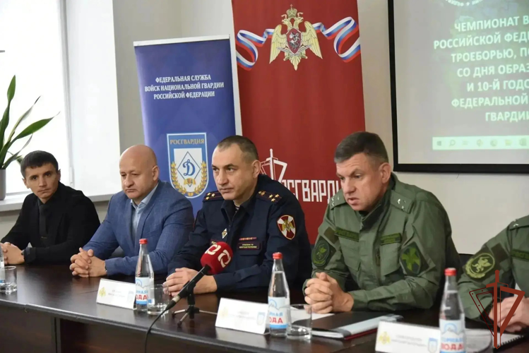 В Удмуртии в преддверии чемпионата Росгвардии по летнему офицерскому троеборью состоялся брифинг (видео)
