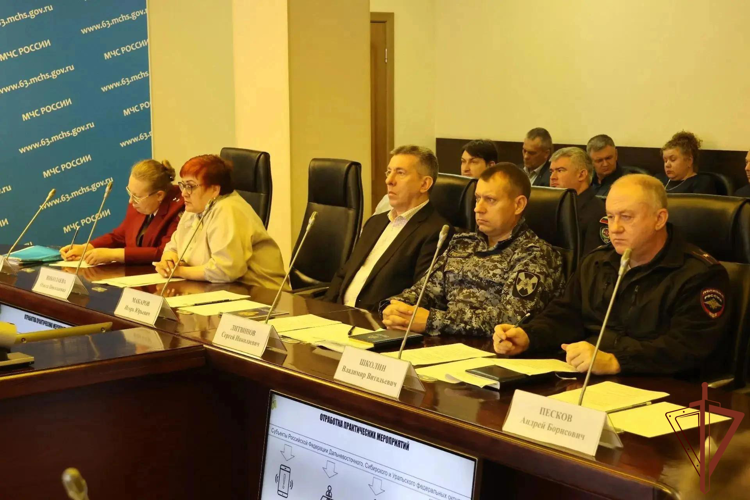 В Приволжье росгвардейцы приняли участие во всероссийской ежегодной штабной тренировке по гражданской обороне