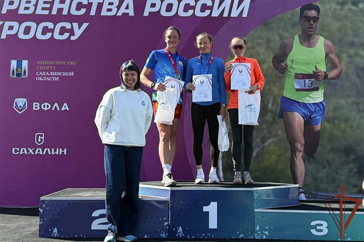 Сотрудница ОМОН Росгвардии стала призером Кубка России по кроссу