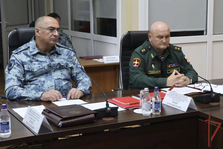 Командующий ОГВ(с) принял участие в совещании по итогам оперативно-служебной деятельности ВОГОиП МВД России за 9 месяцев 2026 года
