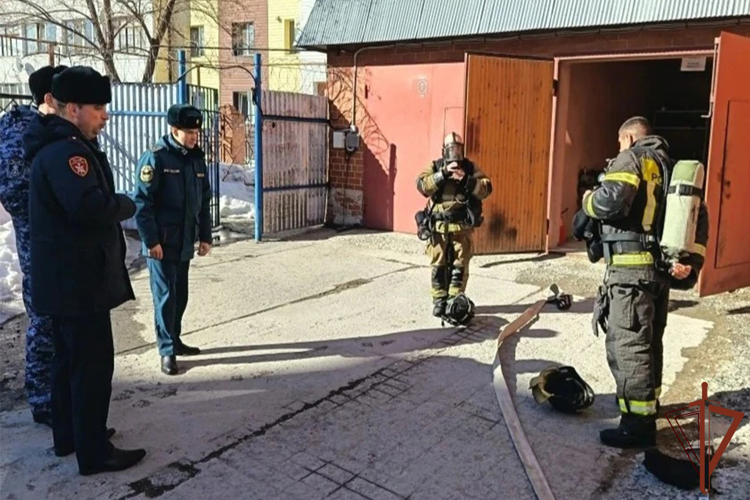 Росгвардия и МЧС России провели совместные тренировки в Тюменской области
