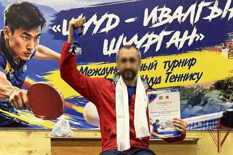 В Бурятии сотрудник ОМОН «Кречет» стал победителем международного турнира по шууд теннису