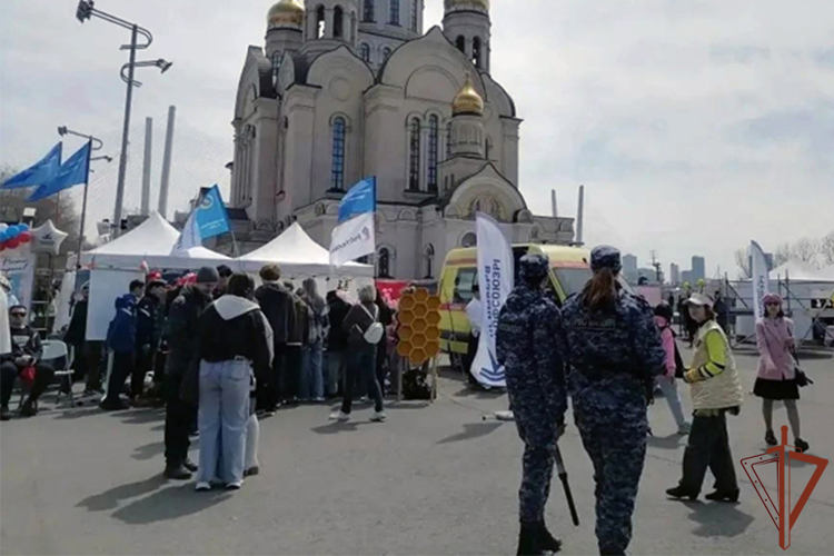 На Дальнем Востоке Росгвардия обеспечила безопасность при праздновании Дня Весны и Труда