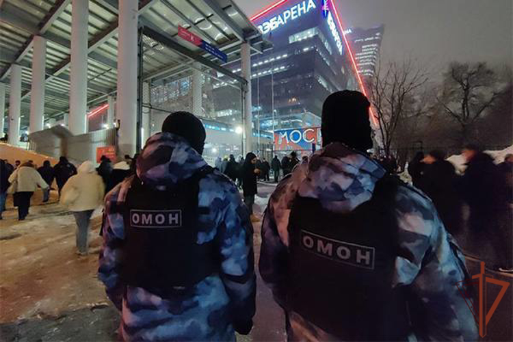 Росгвардейцы обеспечили безопасность  спортивных матчей в Москве (видео)