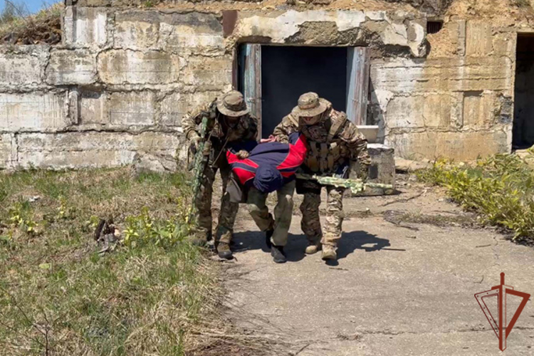 Росгвардейцы на Сахалине приняли участие в межведомственном антитеррористическом учении