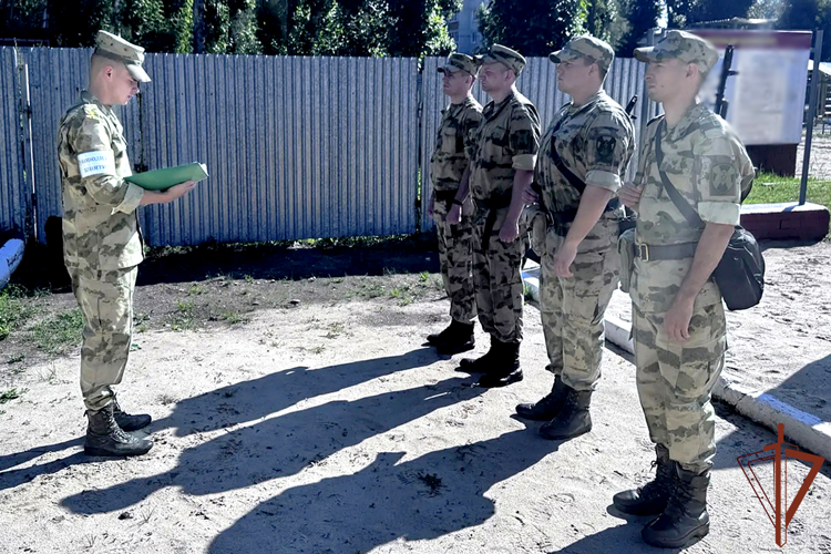 Курсанты Пермского военного института Росгвардии проходят практику в Тюмени