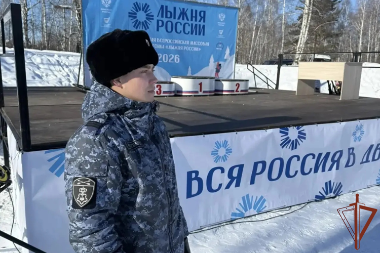 Росгвардия обеспечила безопасность всероссийской лыжной гонки в Сибири