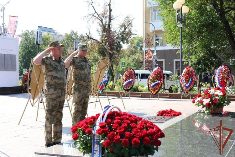 Росгвардейцы приняли участие в акции «Волна памяти», посвящённой 83‑й годовщине освобождения Белгорода от немецко‑фашистских захватчиков