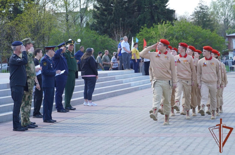 В Костроме представитель Росгвардии принял участие в областном конкурсе «Смотр строя и песни «Плац-парад»