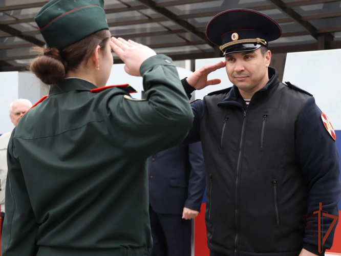 В Москве прошла торжественная церемония принятия клятвы курсанта подшефного колледжа (видео)