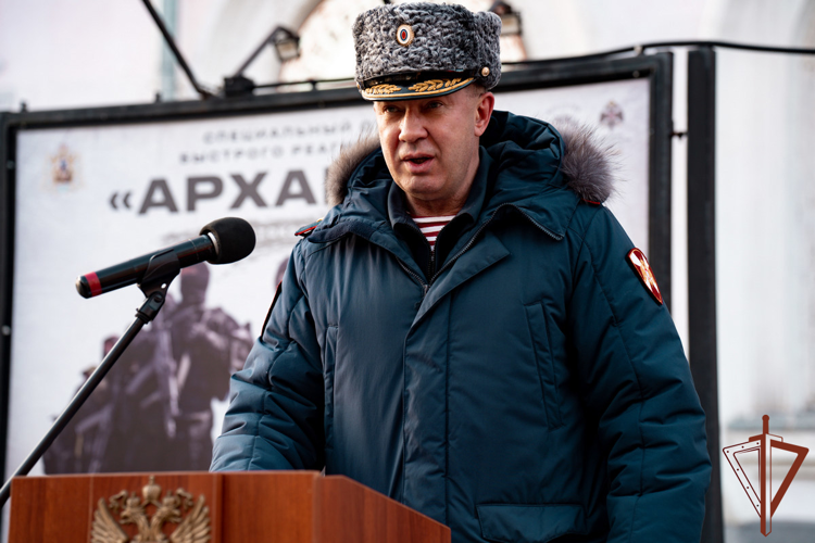В Архангельске открылась выставка, посвященная СОБР «Архангел» Росгвардии