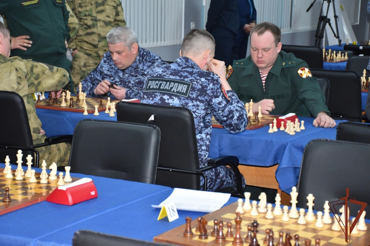 Чемпионат Южного округа Росгвардии по шахматам состоялся в Калмыкии
