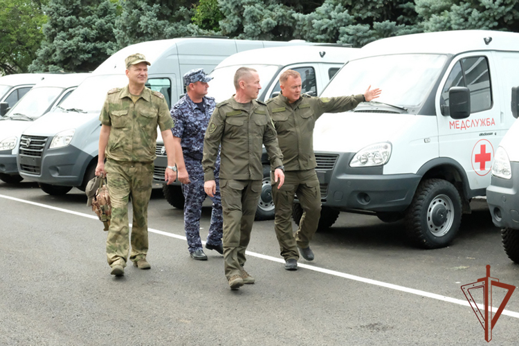Командующий Северо-Кавказским округом Росгвардии прибыл в Дагестан с рабочей поездкой