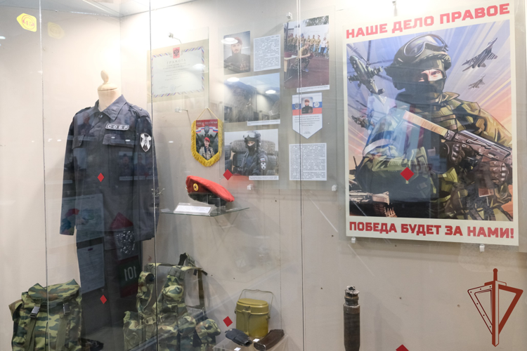 Экспозиция, посвященная Герою России офицеру Росгвардии, открылась в Белгороде