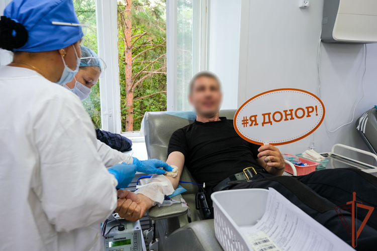 В Марий Эл сотрудники Росгвардии присоединились к масштабной донорской акции (видео)