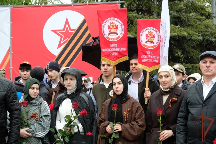 Представители Росгвардии в Дагестане стали участниками акции «Вахта памяти»