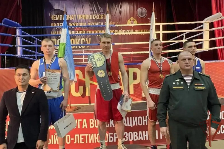 Чемпионат Приволжского округа Росгвардии по боксу прошел в Республике Башкортостан (видео)