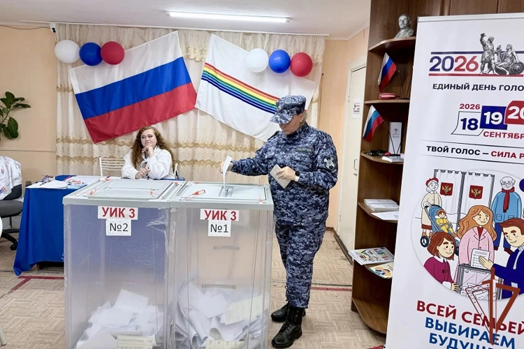На Дальнем Востоке личный состав Росгвардии участвует в едином дне голосования