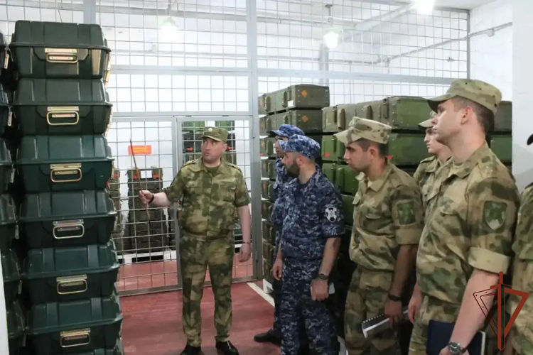 На Северном Кавказе прошел окружной учебно-методический сбор с начальниками служб артиллерийского вооружения Росгвардии