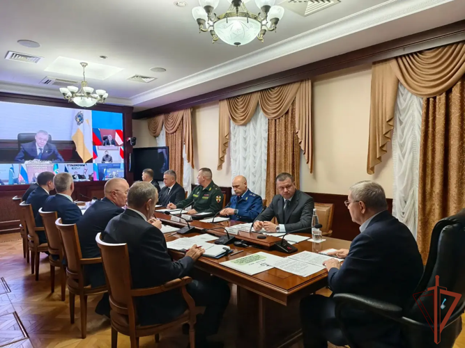 Заместитель командующего Северо-Кавказским округом Росгвардии принял участие в координационном совещании при полномочном представителе Президента России