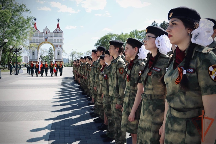 Амурской области состоялся выпускной для кадет профильных классов Росгвардии