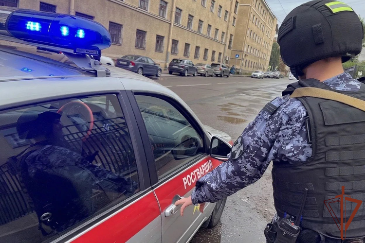 Сотрудники Росгвардии задержали подозреваемых в стрельбе в одном из дворов Санкт-Петербурга