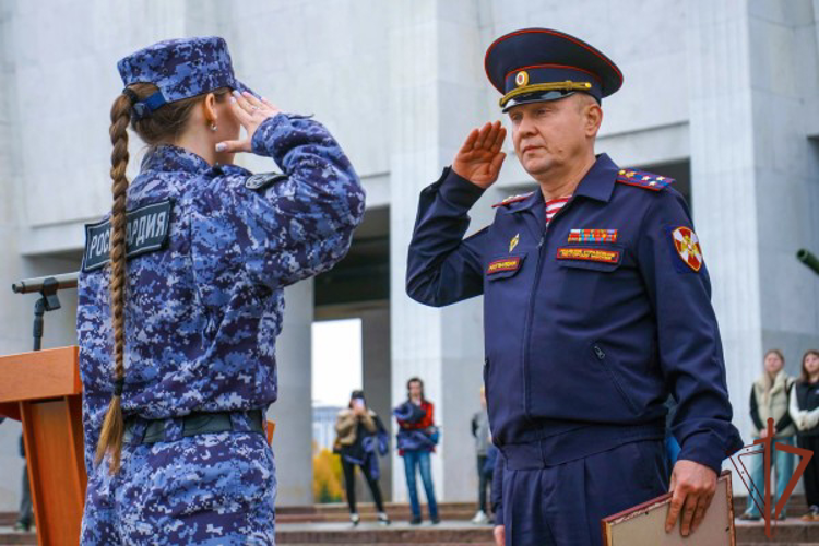 Торжественный выпуск слушателей Центра профессиональной подготовки имени Героя Советского Союза С. Х. Зайцева состоялся в Москве (видео)