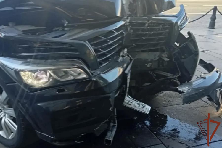 В центре Санкт-Петербурга росгвардейцы задержали нетрезвого гражданина, въехавшего в дом