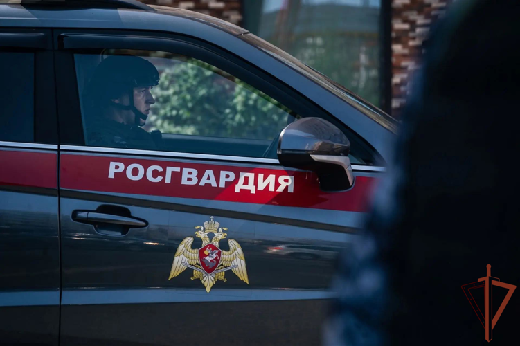 В Москве росгвардейцы задержали водителя разыскиваемого автомобиля (видео)
