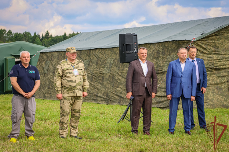 Росгвардейцы приняли участие в противоэпизоотическом учении в Ленинградской области