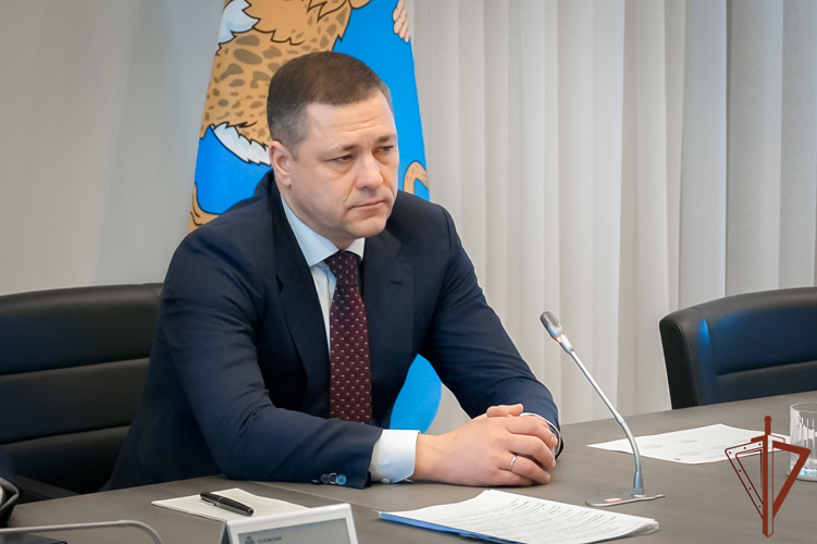 В Пскове состоялась рабочая встреча командующего Северо-Западным округом Росгвардии и губернатора региона