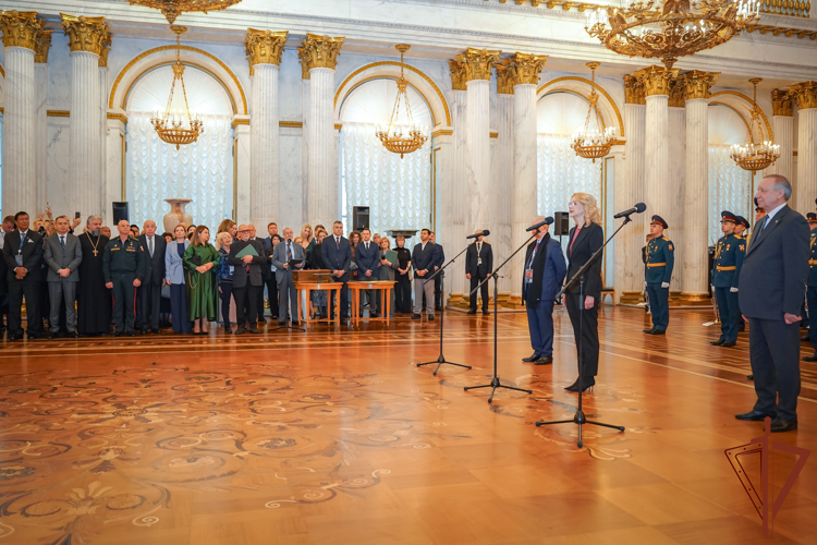 Военный оркестр Северо-Западного округа Росгвардии выступил на мероприятии XII Санкт-Петербургского международного форума объединенных культур