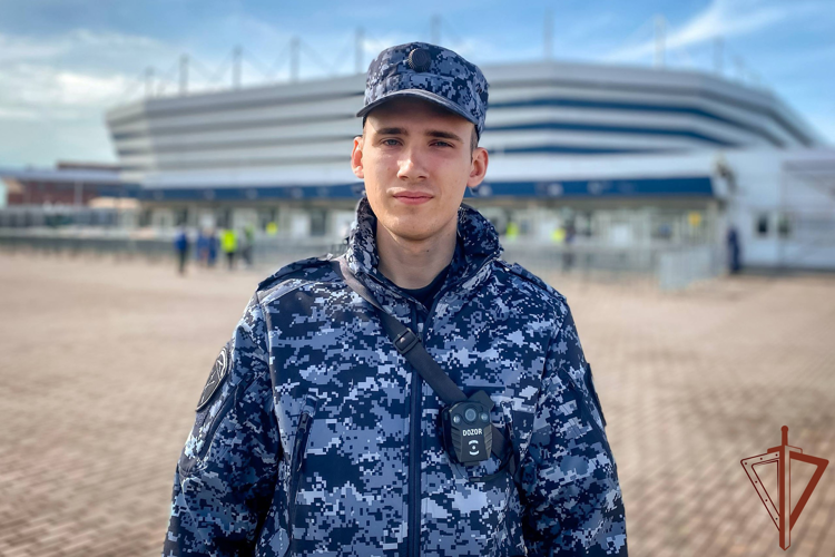 В Калининграде росгвардейцы обеспечили безопасность матча РПЛ по футболу