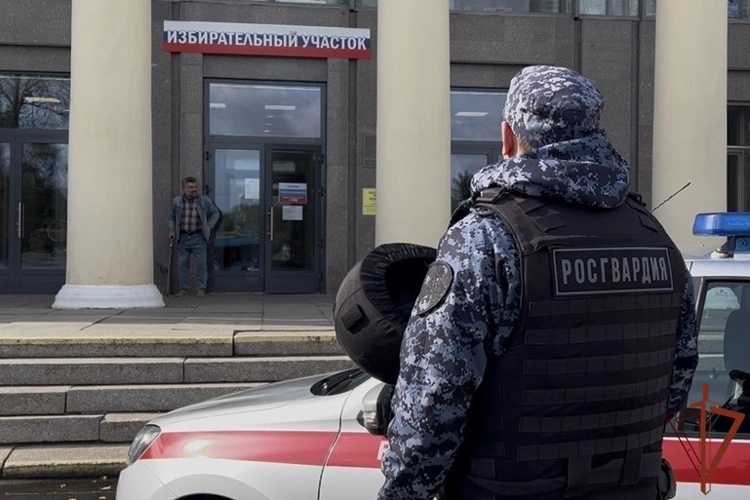 Нетрезвых нарушителей порядка около избирательного участка в Санкт-Петербурге задержали росгвардейцы (ВИДЕО)