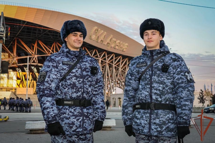 Безопасность матча КХЛ в Санкт-Петербурге обеспечили росгвардейцы