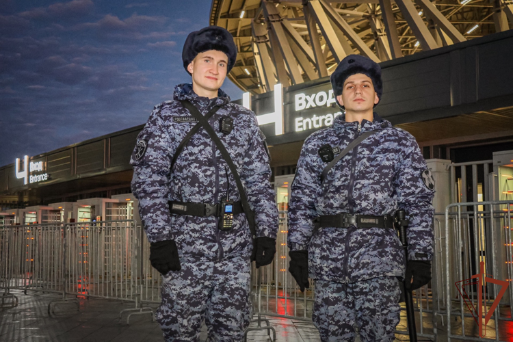 Безопасность матча КХЛ в Санкт-Петербурге обеспечили росгвардейцы