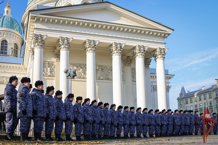 В Санкт-Петербурге росгвардейцы почтили память воинов, погибших в Русско-турецкой войне