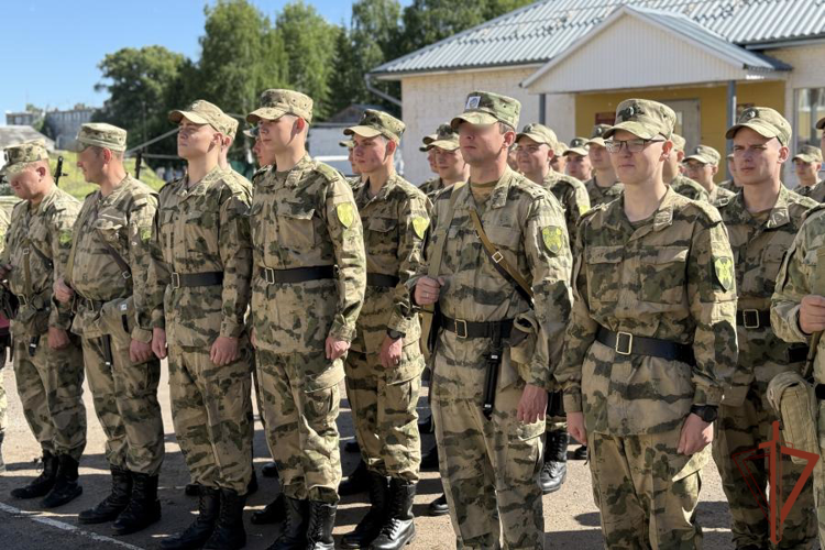 В Центре подготовки личного состава Северо-Западного округа Росгвардии стартовали военные сборы