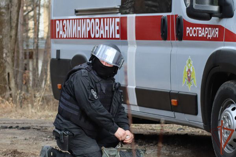 Взрывотехники ОМОН Росгвардии уничтожили боеприпас в Северной Осетии