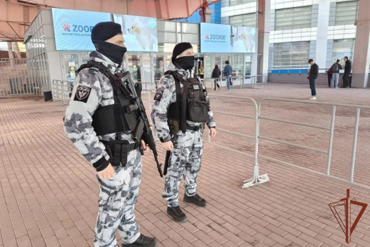 Росгвардия обеспечила безопасность баскетбольного матча  в Москве (видео)