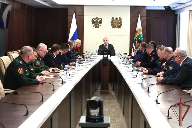 Командующий Сибирским округом Росгвардии встретился с губернатором Томской области