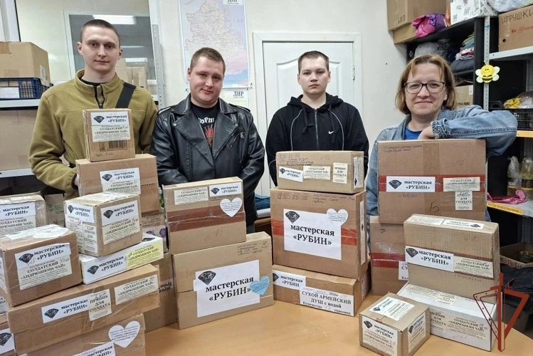 При поддержке Росгвардии состоялась очередная отправка гуманитарного груза из Томской области
